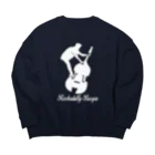 islandmoon13のロカビリー・ブギー　　Wベース Big Crew Neck Sweatshirt