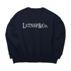 ＯＫダイレクト　powered by SUZURIのLeTNSP-003（白） Big Crew Neck Sweatshirt