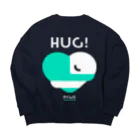 Podcast Weekend〈公式〉のHUG！Sweat〈PCWE23W〉 Big Crew Neck Sweatshirt