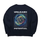 NeoNestの"Unleash Potential" Graphic Tee & Merch Big Crew Neck Sweatshirt