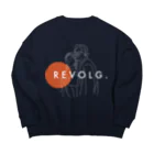 REVOLG.のアホ顔トレーナーJr Big Crew Neck Sweatshirt