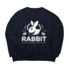 𝙍𝙖𝙗𝙗𝙞𝙩 𝙃𝙤𝙪𝙨𝙚のRabbit Big Crew Neck Sweatshirt