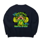 あかさんが描いたやつの叫べ！かいじゅうちゃん Big Crew Neck Sweatshirt