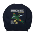 NYAO_AVIATIONの幻の極地戦闘機 秋水（shusui）（海軍312空戦隊仕様）グッズ Big Crew Neck Sweatshirt