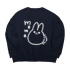 nagiのうさぎのmeme Big Crew Neck Sweatshirt