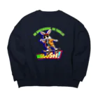 kazu_gのスケボーのない人生なんて!(ウサギ) Big Crew Neck Sweatshirt