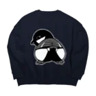 doburinkoのかわいいツピのぱんつ Big Crew Neck Sweatshirt