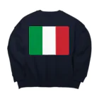 お絵かき屋さんのイタリアの国旗 Big Crew Neck Sweatshirt