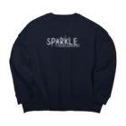 SPARKLEのSPARKLE-ドロップス shiro Big Crew Neck Sweatshirt