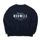 kazu_gのロズウェル!（濃色用） Big Crew Neck Sweatshirt