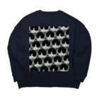 5masのはちわれの整列 Big Crew Neck Sweatshirt