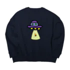 BASE PINE BOYのUFOとくりぼーい Big Crew Neck Sweatshirt