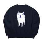 NIKORASU GOの「わんちゃん」（Tシャツ・パーカー・グッズ・ETC） Big Crew Neck Sweatshirt