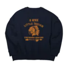 キッズモード某のワンリトルインディアン（イエロー） Big Crew Neck Sweatshirt