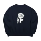 みはやさんのおはな と ぴょんちゃん Big Crew Neck Sweatshirt