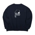 リカのマフラーガール Big Crew Neck Sweatshirt