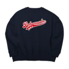 ザアイテム屋DOORSの<野球部だったバカムスコ>ビッグシルエット Big Crew Neck Sweatshirt