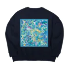 CASTLRU STOREのFLY _ logo  Big Crew Neck Sweatshirt