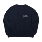 Zoltax.のTegaki logo Big Crew Neck Sweatshirt