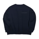 o-yasuminasai のoyasumi Big Crew Neck Sweatshirt