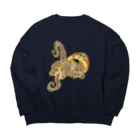 uwotomoの蛸壺 Big Crew Neck Sweatshirt