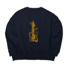 thee good night boysの波ゆり題目（お題目） Big Crew Neck Sweatshirt