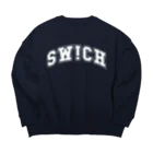 SW!CH "Suzuri" 公式SHOPのSW!CH ARCH LOGO WHT ビッグシルエットスウェット