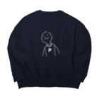 sikikyoのsweet parking boy Big Crew Neck Sweatshirt