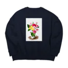 せいせんのHANAPOP Big Crew Neck Sweatshirt