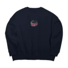 OSHIYOMANの小太鼓 スネアドラム カラー Kleine Trommel / Snare Drum Color Big Crew Neck Sweatshirt