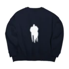 原っぱショップのcouple sironuki Big Crew Neck Sweatshirt