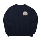 ユウィズのラブカップルポケット♡くま2 Big Crew Neck Sweatshirt