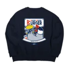 もしもしこちら文鳥のBOON BOON BURGER Big Crew Neck Sweatshirt