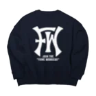 FUME WORKERSのFW （White Logo） ビッグシルエットスウェット