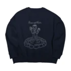 nickiのビール アンド ナッツ Big Crew Neck Sweatshirt