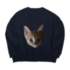 猫ねこネコ!チャム&シロのチャム幼少期 Big Crew Neck Sweatshirt