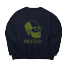 manabiyaのナイスガイ Big Crew Neck Sweatshirt