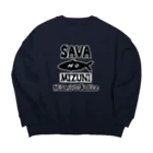 狭間商会のNO水煮 Big Crew Neck Sweatshirt