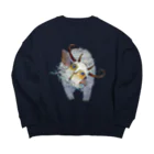 スーパーファンタジー絵描き　松野和貴のキミはだあれ？ Big Crew Neck Sweatshirt