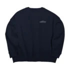 MSK STUDIOのHOTEL AMERICANO / White Big Crew Neck Sweatshirt