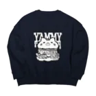 きょうの彩のねこバーガー Big Crew Neck Sweatshirt