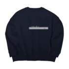 gogoteam54のありのおさんぽ🐜グレスケ Big Crew Neck Sweatshirt