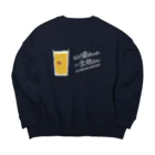 ぅゎゎゎのNo Drunk No Life Big Crew Neck Sweatshirt