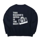 音楽酒場 ブギの猫とカセット白プリ Big Crew Neck Sweatshirt