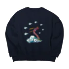 WAMI ARTの八雲富士竜(やくもふじたつ) Big Crew Neck Sweatshirt