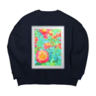 TFNTのバラＨ－TFNT Big Crew Neck Sweatshirt