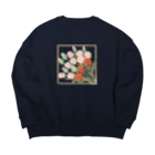 memo-s notesのrose bouquet  Big Crew Neck Sweatshirt