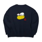 ももよりの福鼠 Big Crew Neck Sweatshirt