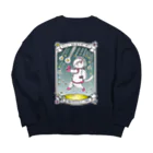 金星灯百貨店のなんと三角　流星群 Big Crew Neck Sweatshirt