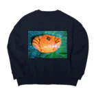 momo_emiのカニ Big Crew Neck Sweatshirt